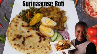 Surinaamse Roti Recept  Zelf Roti Kip Aardappel maken  In de keuken van Sirmean [upl. by Noguchi]