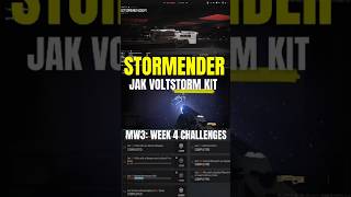 MW3 JAK VOLTSTORM KIT Stormender WEEK 4 CHALLENGES mw3 modernwarfare3 jakvoltstorm [upl. by Zeuqirdor]