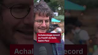 Achalandage record au Festif  Vidéojournal [upl. by Yanttirb]