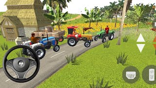 indian tractor driving 3d game tractor wala game Android gameplay 51 games gaming gameplay [upl. by Marne39]