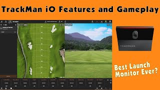 Trackman iO Home Golf Simulator Features and Gameplay [upl. by Gunning812]