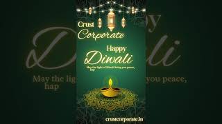 Gold and Green Elegant Happy Diwali Mobile Video [upl. by Yenttihw413]