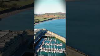 Greystones Harbor remix ireland beach greystones youin360 drone droneview [upl. by Saoj745]