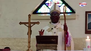 Visite pastorale de Mgr Fulgence MUTEBA au petit séminaire Saint François de Salles de Lubumbashi [upl. by Koser]