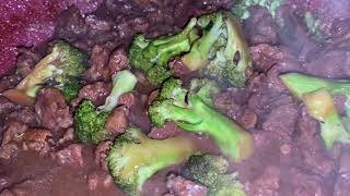 Cooking Beef Broccoli [upl. by Aubrette]