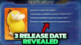 3 New Pokemon Leaks  Date Revealed pokemoneunite [upl. by Etnoj]