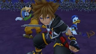 Kingdom Hearts HD 1525 ReMix  KH2FM  1000 Heartless Battle PS460fps [upl. by Madora]