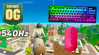 SteelSeries Apex Pro TKL ASMR 😴 Fortnite OG Reload 🏆 Satisfying Keyboard Fortnite 360 FPS 4K [upl. by Sapphire]