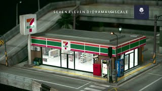 BUILD A SEVEN ELEVEN DIORAMA  FOR HOT WHEELS 164 [upl. by Eelam997]