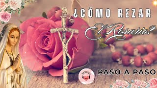 🔴Paso a Paso 🙏Como Rezar el ROSARIO CATOLICO ❤EN 4️⃣ MINUTOS💖nodejesdeorar [upl. by Eiramlatsyrk]