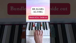 Bundle of Joy  Inside Out Piano Tutorial pianotutorial pianobeginner easypiano insideout [upl. by Kristine]