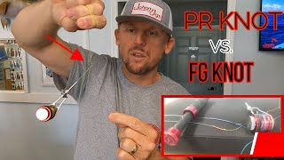 FG knot vs PR knot  Break Test  Slow Pitch Jigging Knots  Offshore Fishing [upl. by Bremer]