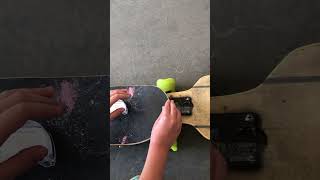 taping 2 skatelongboards together [upl. by Oguh]