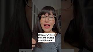 Chanter AVEC ou sans TWANG  la différence [upl. by Alyahsal]