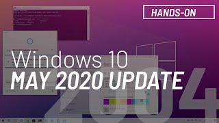 Windows 10 May 2020 Update version 2004 new features [upl. by Sela]