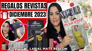 🎁REGALOS REVISTAS DICIEMBRE 2023🎁¡LABIAL MATE REVLONSECADOR [upl. by Nasar521]