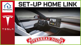 How To Set Up HomeLink In Your Tesla With An Overhead Door Opener 2023 [upl. by Brice]