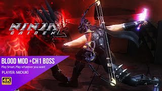 NINJA GAIDEN Σ2  Blood mod  Master Ninja CH1 boss [upl. by Manuel913]