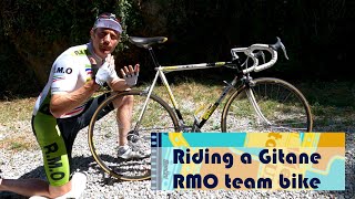 Gitane RMO bike  riding an ex RMO Gitane team bike [upl. by Odoric756]