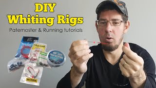 Whiting rig setup  Simple DIY Paternoster amp Running Fishing rigs [upl. by Irrab]