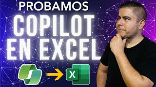 Probamos Copilot para Excel  IA en Microsoft 365 [upl. by Aicittel]