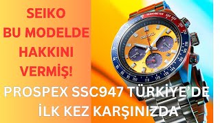 Seiko SSC947 İncelemesi  Güneş Enerjili Speedtimer Pogue [upl. by Nesyrb]