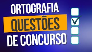 Ortografia  Questões de concurso Professora Alda [upl. by Olva663]