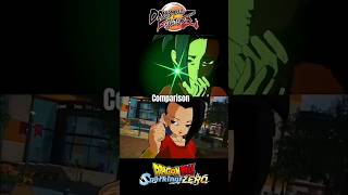 DBFZ Vs DBSZ  Fusions Comparison dbfighterz dragonballsparkingzero animegames anime vegeto [upl. by Marl522]