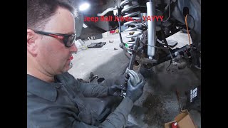 Ball Joint installation on the 1996 Jeep Grand Cherokee Great value grand [upl. by Coady63]