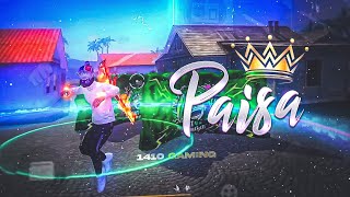 Paisa Free Fire Montage  Trending Song 🔥 free fire song  free fire status [upl. by Larred]