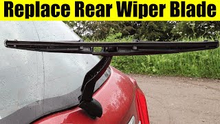 How To Replace Rear Wiper Blade On Toyota Yaris [upl. by Bea574]