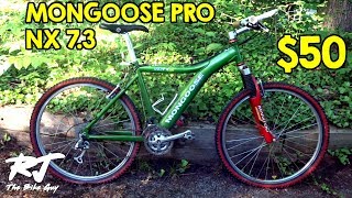 Mongoose Pro NX 73 Mountain Bike  50 Garage Sale Find [upl. by Hrutkay636]