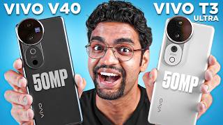 Vivo T3 Ultra vs Vivo V40 Camera Test  Which is the Best Camera Phone [upl. by Meriel]