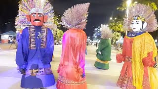 ONDELONDEL BETAWI DI SENAYAN  ONDEL ONDEL DI MALAM HARI [upl. by Mannes]