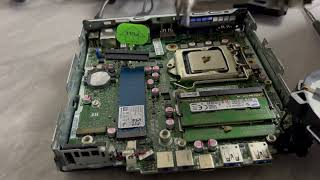 HP EliteDesk 800 G2 Mini CPU Upgrade to i5 6500 [upl. by Atinot]