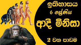 ethaksalawa 6 වසර ඉතිහාසය දෙවන පාඩම ආදි මිනිසා  Grade 6 History [upl. by Godric]