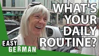 What’s your daily routine  Super Easy German 78 [upl. by Enajharas500]