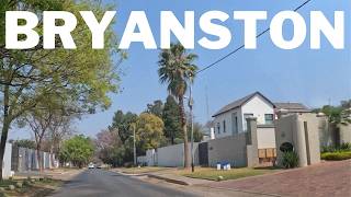 Bryanston Sandton  Drive through a wealthy part of town  Johannesburg South Africa [upl. by Onin]