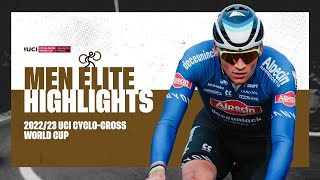 Men Elite Highlights  RD 14 Besançon FRA  202223 UCI CX World Cup [upl. by Gage]