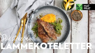 Lammekoteletter  MatPrat [upl. by Acilef]