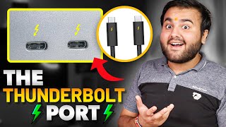 Most Useful PORT in a LAPTOP  The ThunderBolt Port ⚡️⚡️ [upl. by Ahseekal324]