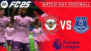 Everton vs Brentford Epic Premier League Duel in EA FC 25 ⚽🔥 [upl. by Aihsema]