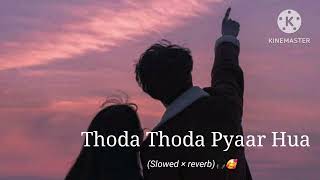 Thoda Thoda Pyaar Hua Tumse🌹LofiSlowed x reverbStebin Ben amp Nilesh Ahuja LofiBloom [upl. by Quartis]