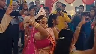 Bride Entry Dance performance  Mixed song  Wedding Video wedding dance [upl. by Sualohcin]