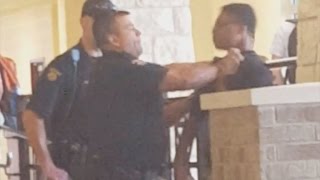 Texas cop grabs 14yearolds throat slams him [upl. by Mcripley]