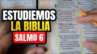 Cómo ESTUDIAR la BIBLIA correctamente estudio bíblico salmo 6 [upl. by Sylvia]