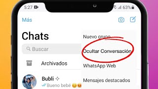 🧸Cómo OCULTAR CONVERSACIONES en WHATSAPP estilo iphone ✅ [upl. by Eignav]