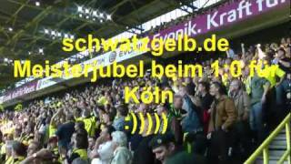 Borussia Dortmund  1 FC Nürnberg  BVB Meisterjubel 2011 10 Köln Meistertor schwatzgelbdevideo [upl. by Airalednac]