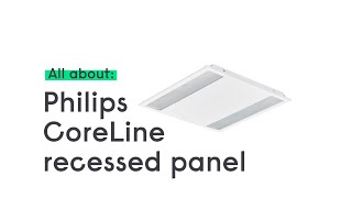 Philips CoreLine Recessed panel [upl. by Aelanna]