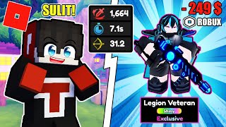 Anime Defenders  EXCLUSIVE SHINY LEGION VETERAN sa UNANG LARO  ROBLOX [upl. by Beghtol]